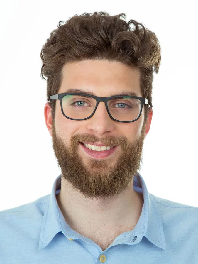 Haircuts for guys with thick curly hair