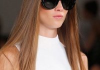 long silky straight hair style