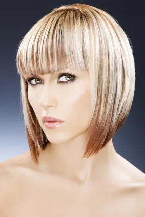 two tone hair color short hairstyles
